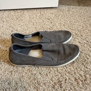 Women's Gray Slip-On Shoes